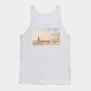 Brighton Beach Looking West by John Constable Tank Top